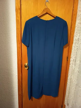 Vestido azul. Marca Equipmoda.Talla 54