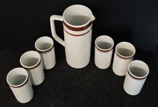 Raro set in ceramica - Firmato Diodoro Cossa 