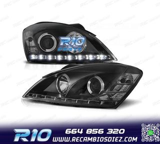FAROS KIA CEED 07-09 LUZ DIURNA FONDO NEGRO