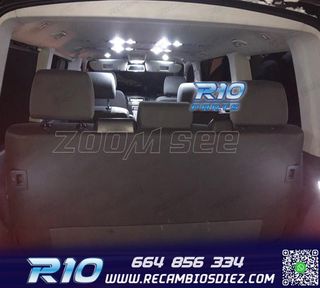 KIT 18 BOMBILLAS LED INTERIOR PARA VOLKSWAGEN VW MULTIVAN MK