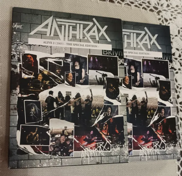 DVD Anthrax Alive 2 (2005) Edición Especial