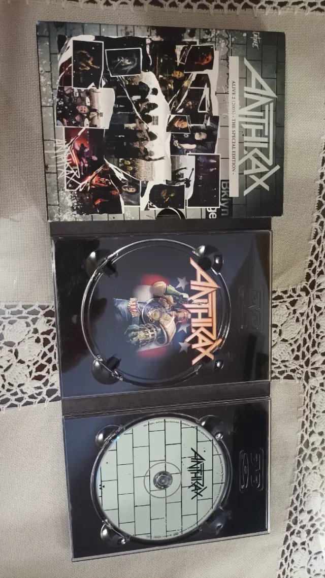 DVD Anthrax Alive 2 (2005) Edición Especial