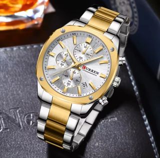 Reloj Curren Hombre Oro y Plata
