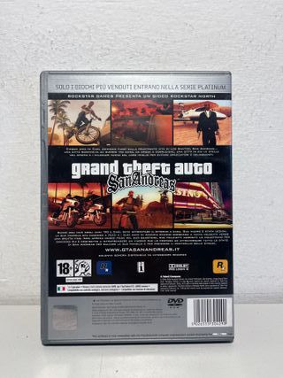 GTA San Andreas PS2 Platinum - Rockstar Games PAL