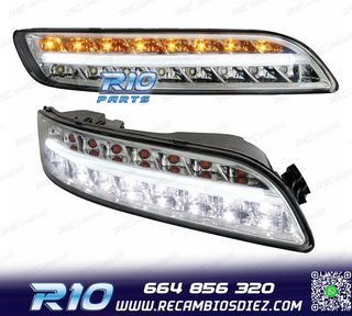 KIT LUZ DIURNA + INTERMITENTE LED PORSCHE CARRERA 997 CROMO