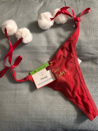 Perizoma Rosso Natale Primark Taglia M