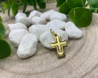 Colgante Cruz Oro 18kt