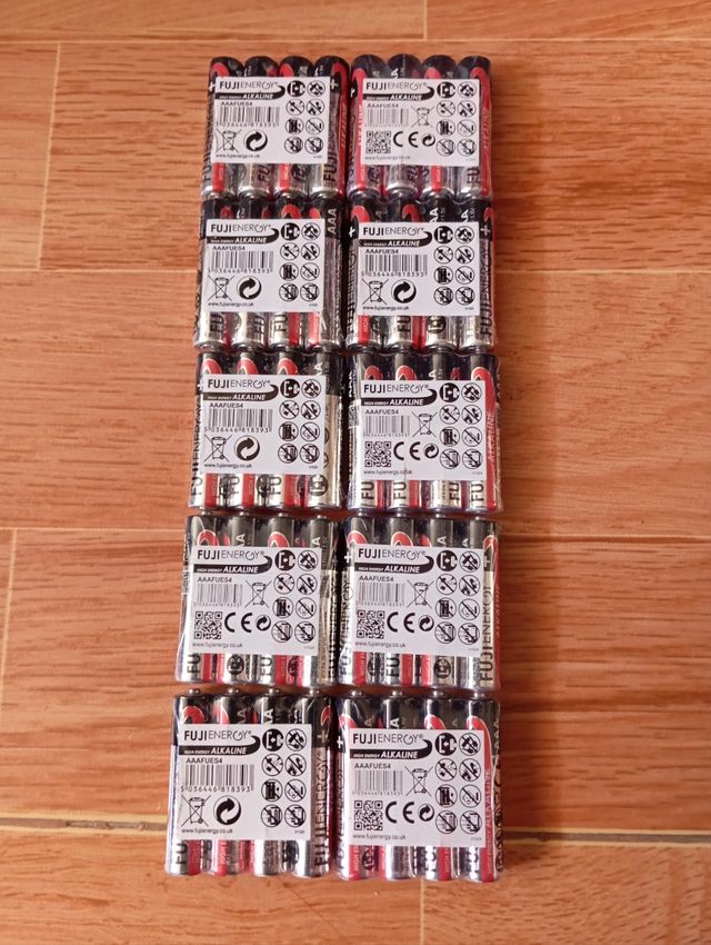 Lote Pilas AAA Fuji Energy Alcalinas
40unid. NUEVO