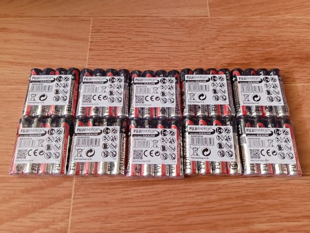 Lote Pilas AAA Fuji Energy Alcalinas
40unid. NUEVO