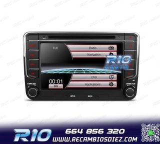 RADIO NAVEGADOR 7" PARA SEAT SKODA VOLKSWAGEN VW USB GPS TAC