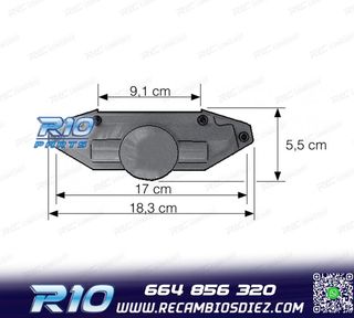 CUBRE PINZAS DE 2 PISTONES LOOK BREMBO