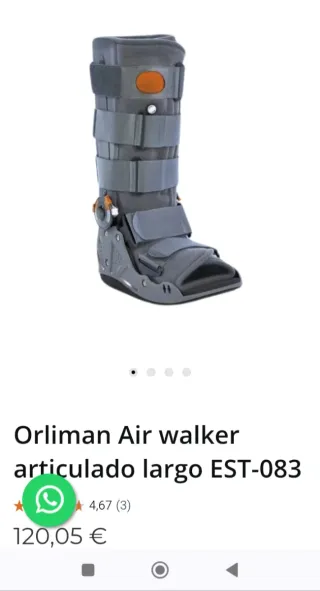 Bota Orliman Air Walker Articulado 