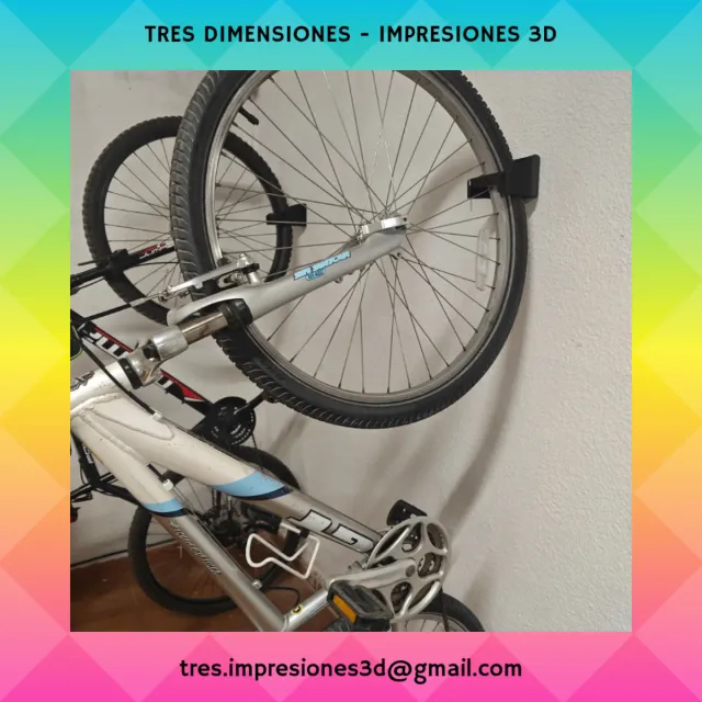 Soporte bicicleta pared