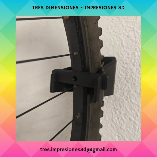 Soporte bicicleta pared