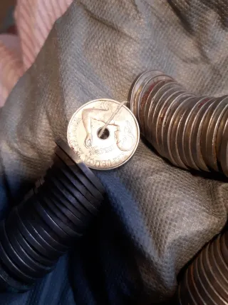 Monedas 25 céntimos 1934