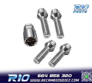 TORNILLOS ANTIRROBO LARGOS 12X125 CÓNICO
