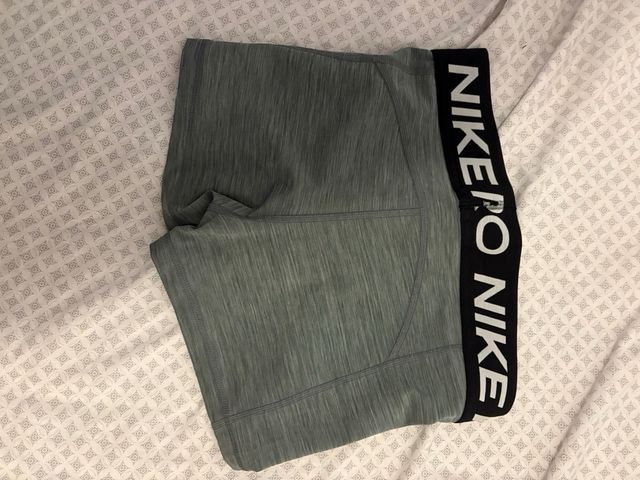 Mallas Nike Pro Grises Mujer