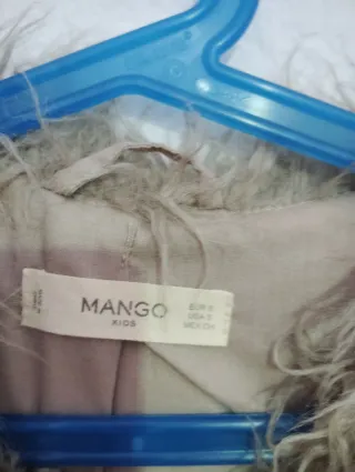 Chaleco pelo Mango Talla S mujer/niña