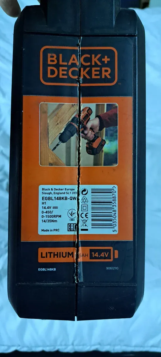 Taladro Atornillador Black+Decker + Accesorios