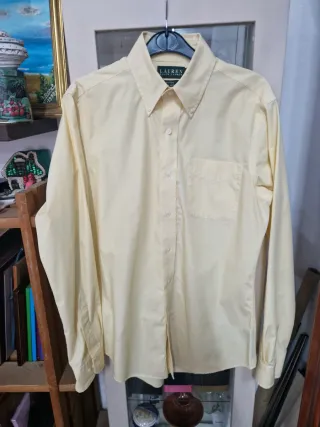 Camisa Ralph Lauren Hombre Amarilla