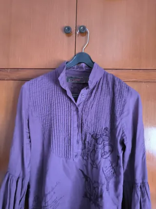 Blusa morada mujer 