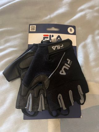 Guantes Gimnasio Fila Talla M (8) Nuevos 