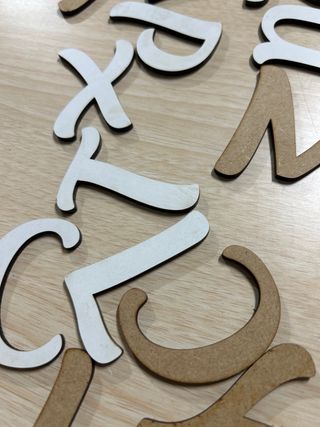 Letras madera manualidades