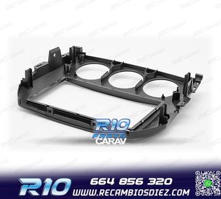 MARCO NEGRO RADIO 2-DIN PARA MAZDA MX-5 MIATA