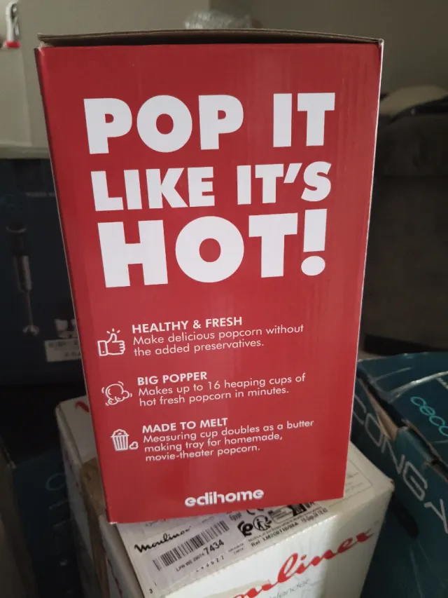 Nuova macchina per popcorn Air-Pop di Edihome