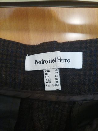 Pantalón cuadros Pedro del Hierro mujer