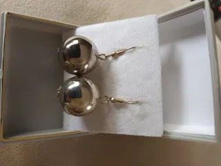 Pendientes Plata Ley 925mm Bolas