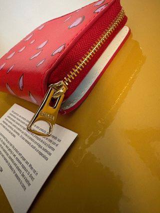 Bimba y Lola Cartera Piel Corazones Roja