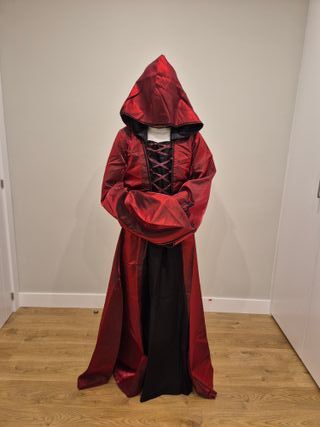 Vestido Medieval Renacentista con Capucha Disfraz