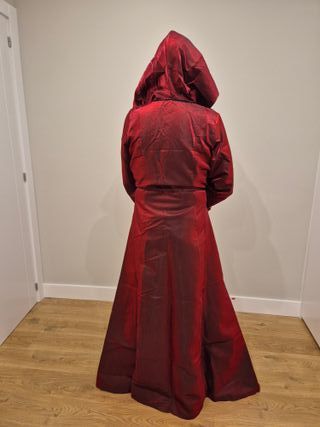 Vestido Medieval Renacentista con Capucha Disfraz