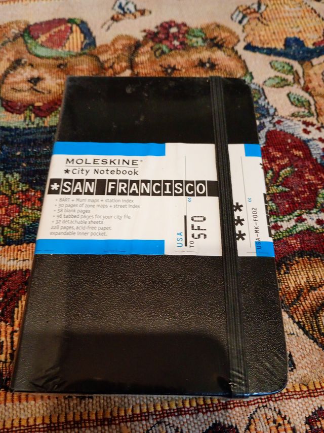 Moleskine San Francisco City Notebook Nuovo