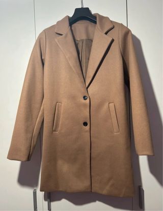 Cappotto elegante color cammello