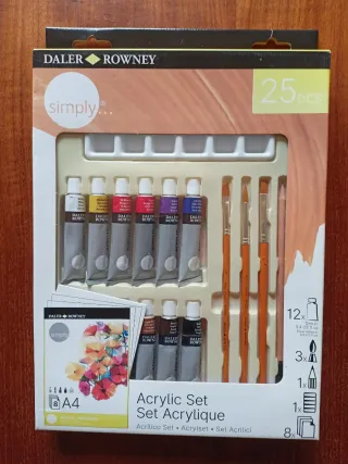 Set Acrílico 25 pz Daler Rowney