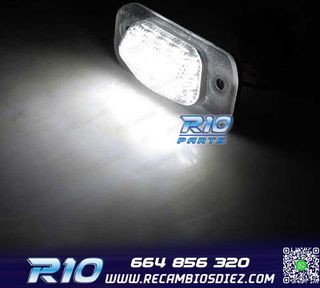 LUZ MATRICULA LED VOLKSWAGEN VW GOLF 3 POLO 3 SEAT CORDOBA