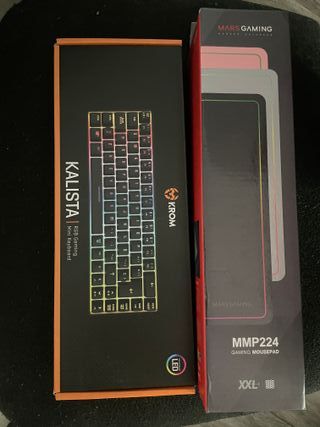 Alfombrilla/Teclado gaming KROM