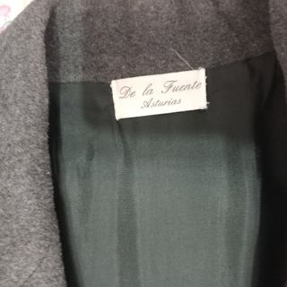 Abrigo lana gris talla XL (52)