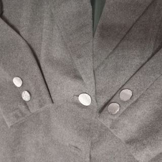 Abrigo lana gris talla XL (52)