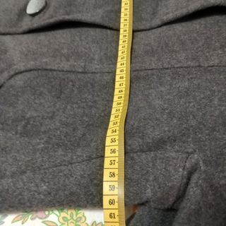 Abrigo lana gris talla XL (52)