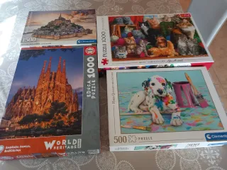 Lotes de Puzzles: 1500, 1000 y 500 piezas