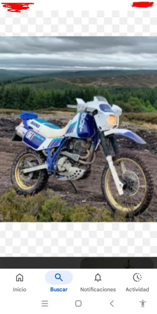 Suzuki DR 600 R, versión Djebel Dakar del 89.