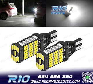 2 BOMBILLAS LED T15 W16W LUZ BLANCA