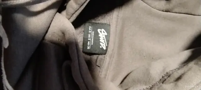 Sudadera chico marrón con logo