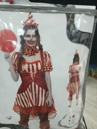 Disfraz payaso terror M
