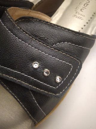 Inblu ciabatte donna nere e argento