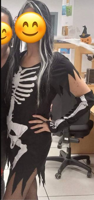 Disfraz Esqueleto Halloween Talla Única