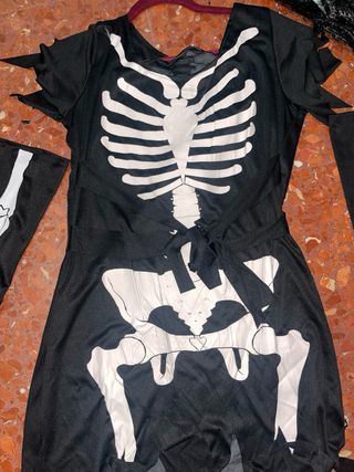 Disfraz Esqueleto Halloween Talla Única
